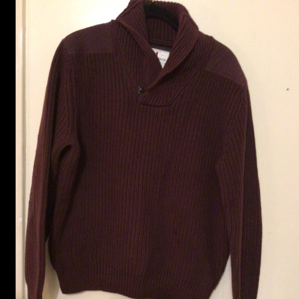 ROOTS CANADA THICK KNIT SWEATER SZ M